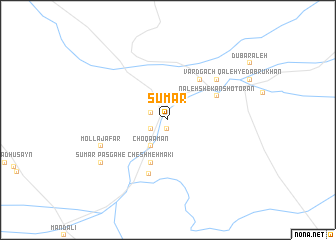 map of Sūmār