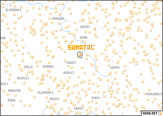 map of Šumatac