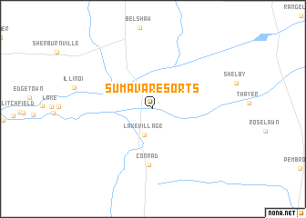 map of Sumava Resorts