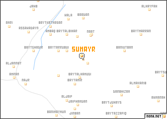 map of Sumayr