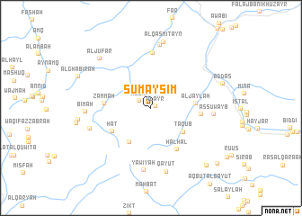 map of Sumaysim