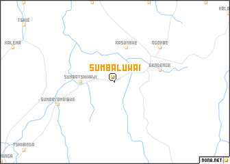 map of Sumba-Luwai
