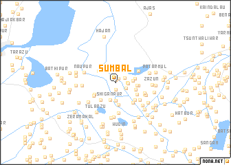 map of Sumbal