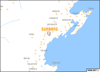 map of Sumbang