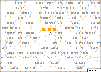 map of Sumbaru