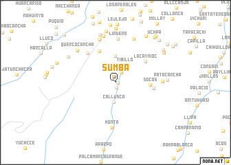 map of Sumba