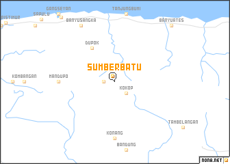 map of Sumberbatu