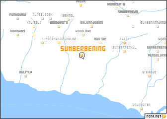 map of Sumberbening