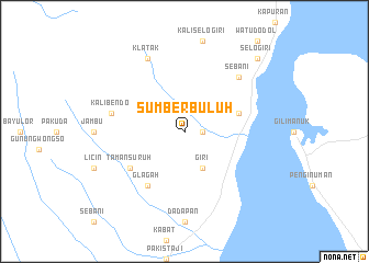 map of Sumberbuluh