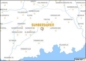 map of Sumberduren