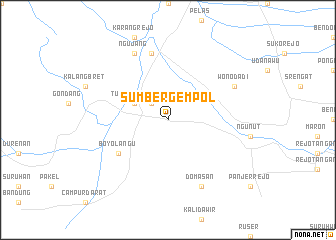 map of Sumbergempol