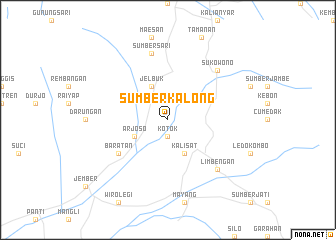 map of Sumberkalong