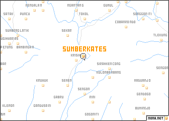 map of Sumberkates