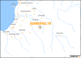 map of Sumbermulya