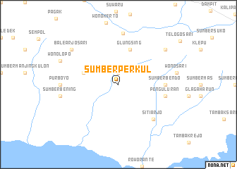 map of Sumberperkul