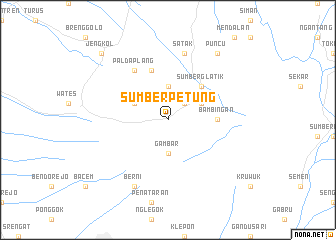 map of Sumberpetung