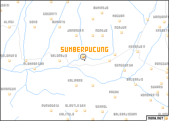 map of Sumberpucung