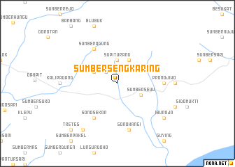 map of Sumbersengkaring