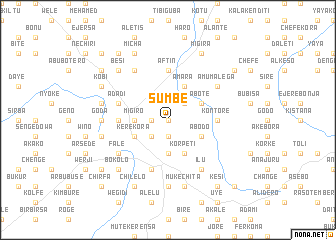 map of Sumbē