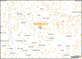 map of Sumblāti