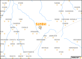 map of Sumbwi
