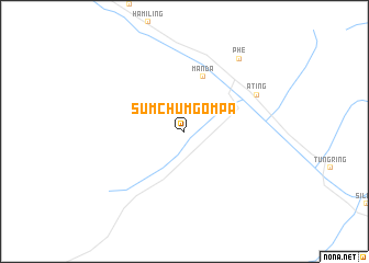 map of Sumchum Gömpa