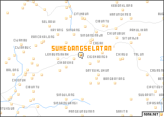 map of Sumedang Selatan