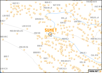 map of Šumet