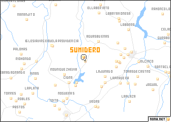 map of Sumidero