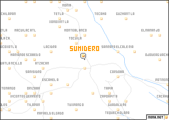 map of Sumidero