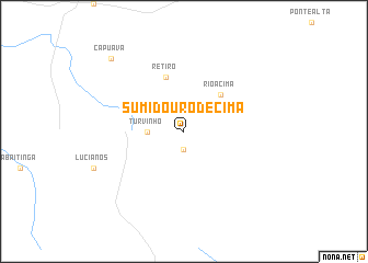 map of Sumidouro de Cima