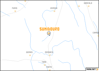 map of Sumidouro