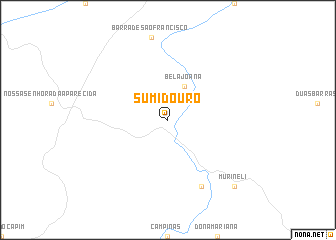 map of Sumidouro