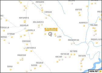 map of Sumine