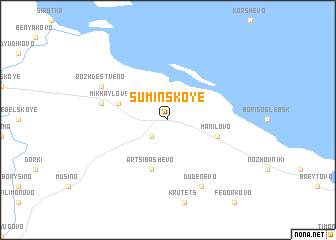 map of Suminskoye