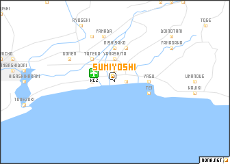 map of Sumiyoshi