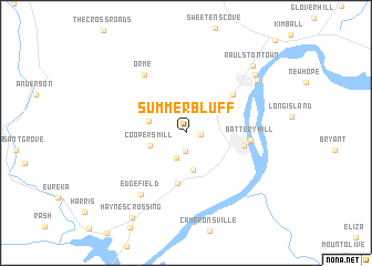 map of Summer Bluff