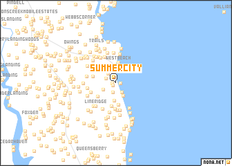 map of Summer City