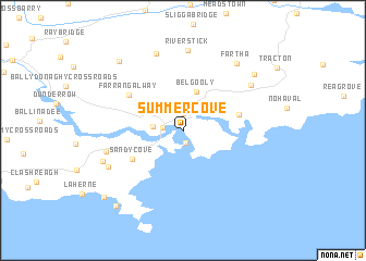 map of Summer Cove