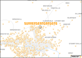 map of Summerdean Gardens