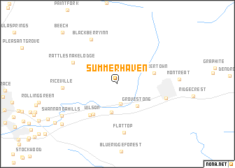 map of Summerhaven