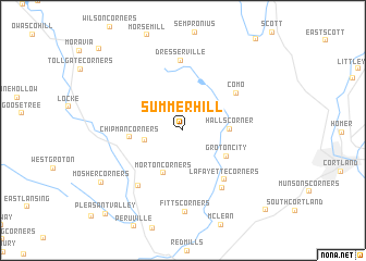 map of Summer Hill