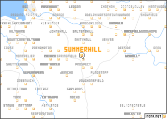 map of Summer Hill