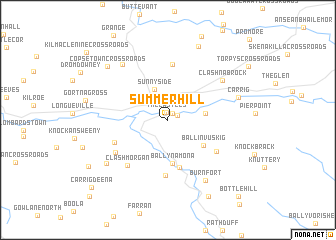 map of Summer Hill