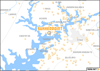 map of Summer Point