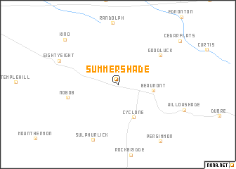 map of Summer Shade