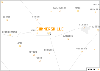 map of Summersville