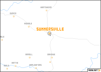 map of Summersville