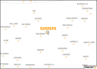 map of Summers