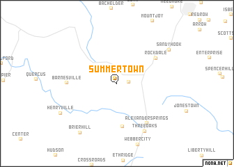 map of Summertown